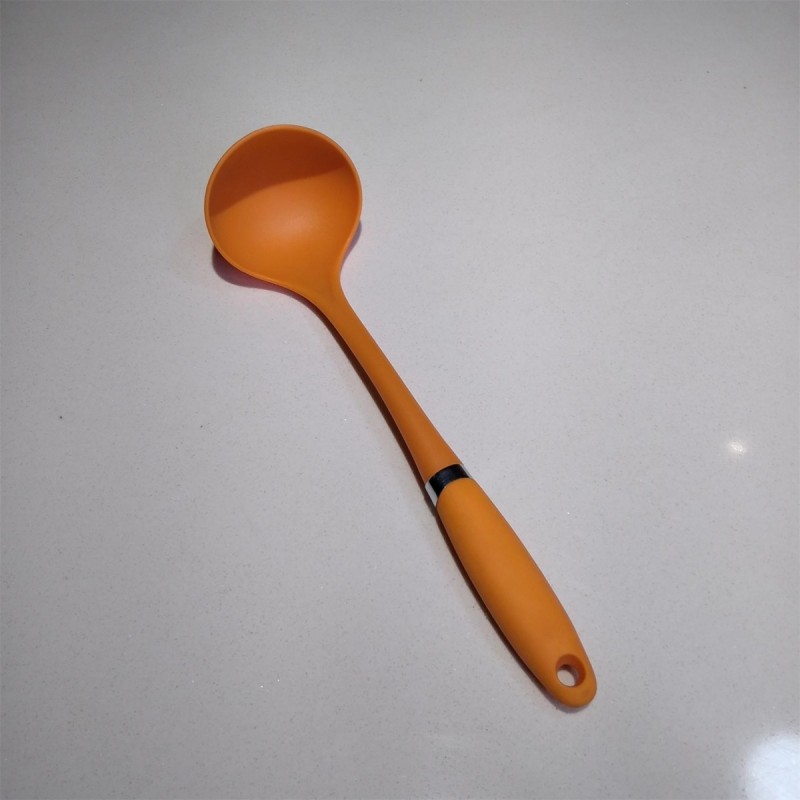 Orange nylon kitchenware six piece set图3