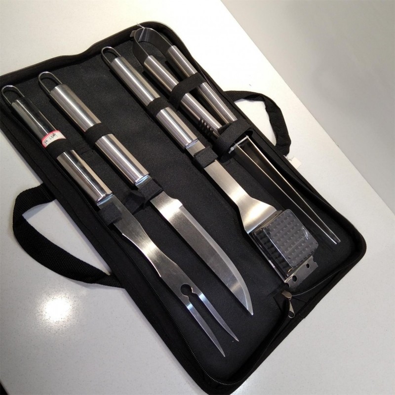 Stainless steel toaster 4-piece set图2