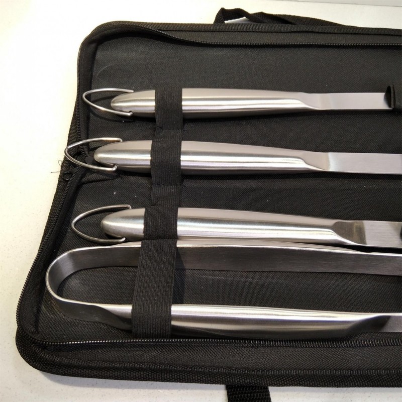 Stainless steel toaster 4-piece set图2