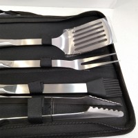 Stainless steel toaster 4-piece set