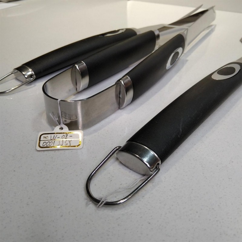 PP black handle roaster 3-piece set图2