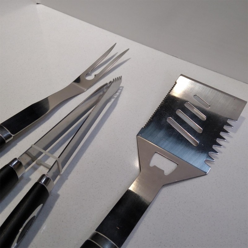 PP black handle roaster 3-piece set图5