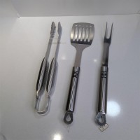 Black + silver handle roaster 3-piece set