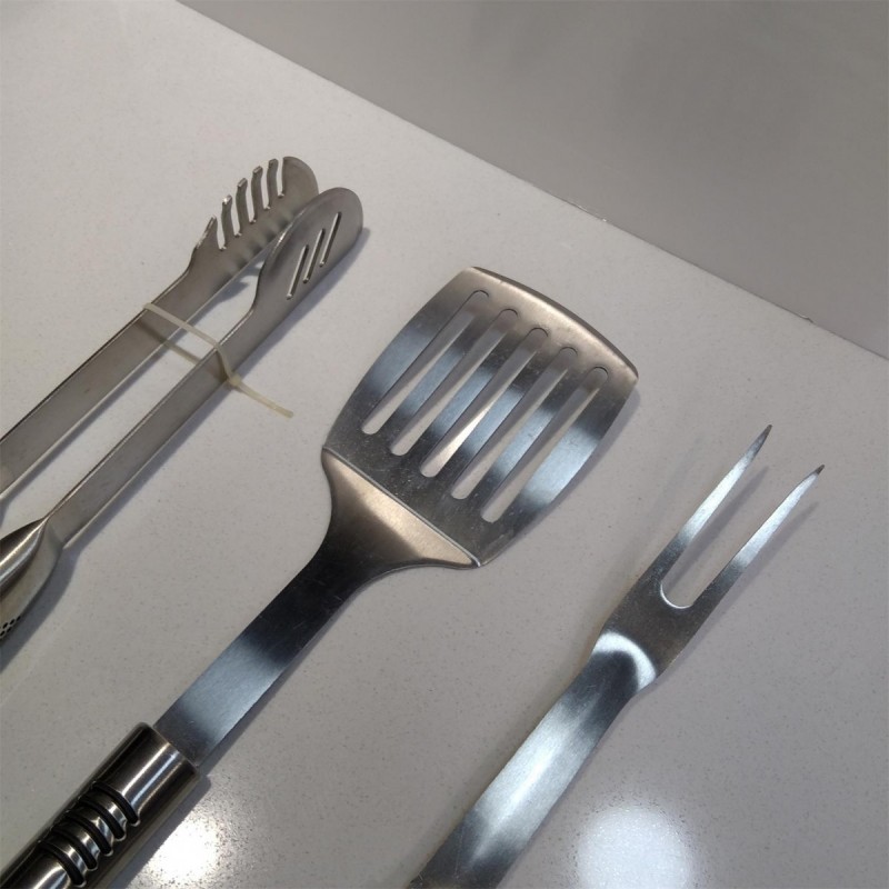 Black + silver handle roaster 3-piece set图3
