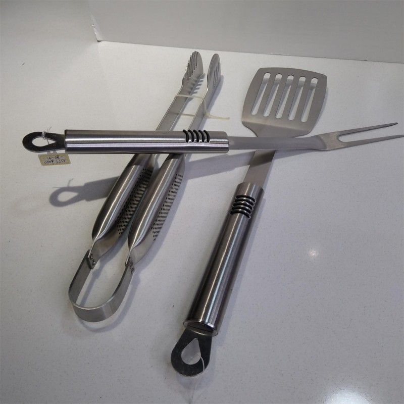 Black + silver handle roaster 3-piece set图5