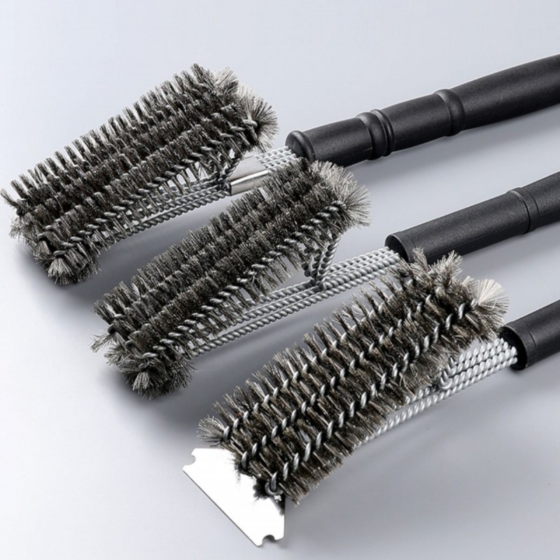 Barbecue cleaning steel brush图3
