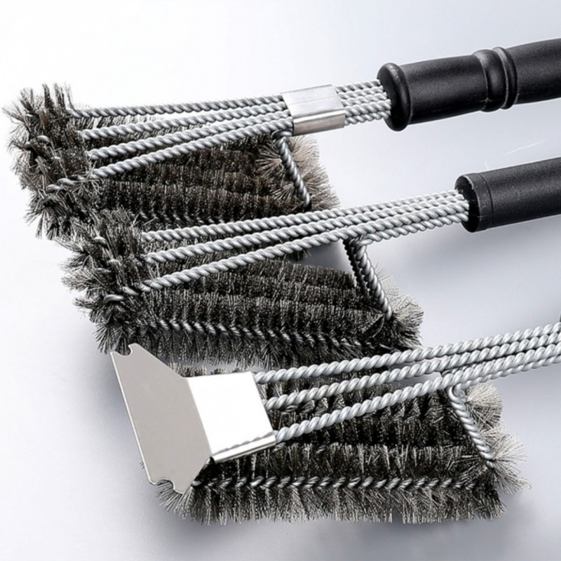 Barbecue cleaning steel brush图2
