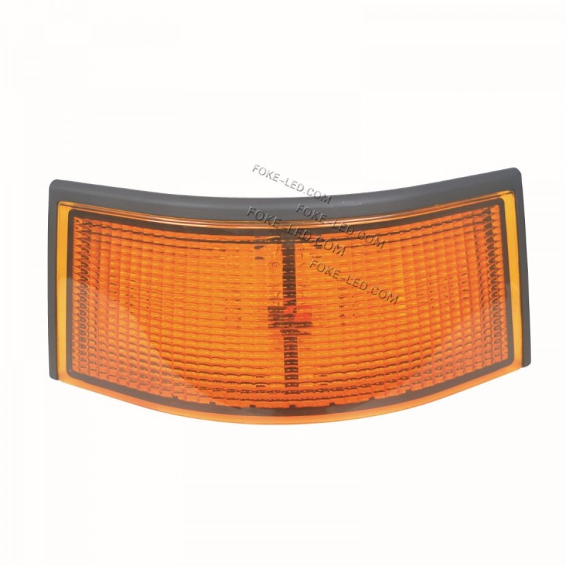8.6 Inch 48W Flood Beam LED Amber Corner Cab Warning Light for John Deere图4