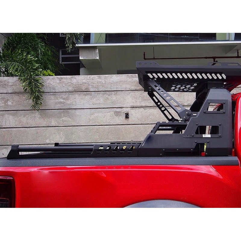 With Roof Cargo Basket Led Light 4X4 Steel Pick up Truck Anti Sport Roll Bar for Ford Ranger Isuzu D图5