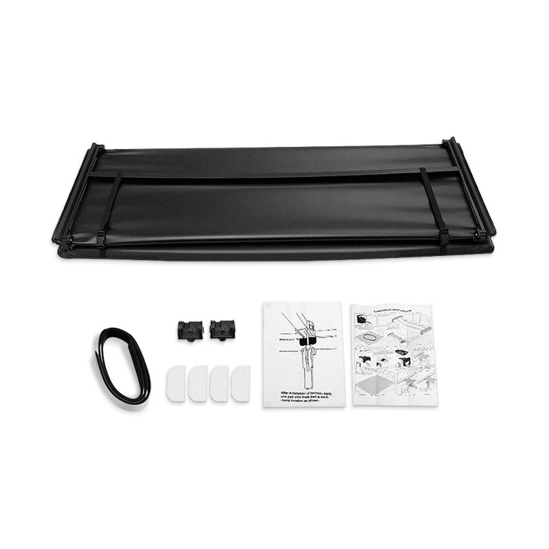High Quality PVC Soft Tri-Fold bed Cover Tonneau Cover for Navara Np300 d40图3