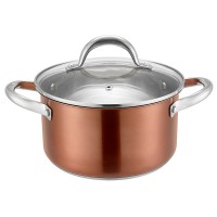 20cm sprayed stainless steel Dutch oven