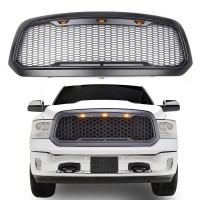 Factory Selling 4x4 with Light Auto Accessories Car Black ABS Plastic Front Grille Guard for Truck