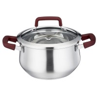 Stainless steel drum shaped casserole