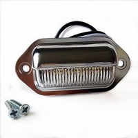 Mini Plate Light Chrome Plated Trunk Light Trailer Light