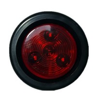 2 inch Round Marker Light Kit - RED