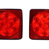 4 inch Red LED Waterproof Boat Trailer Lights