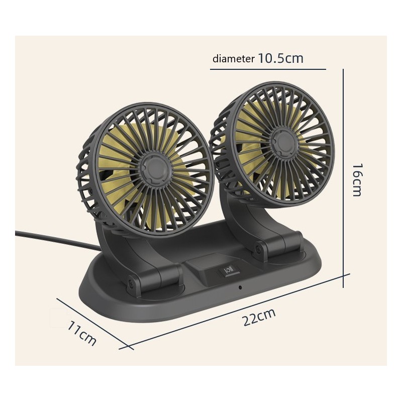 Car Fan with Parking Card图8