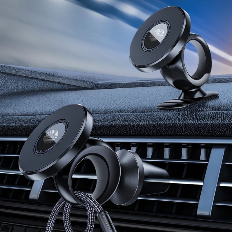 Car Phone Holder, With Magnet, Dashboard Or AC-vent Type图5