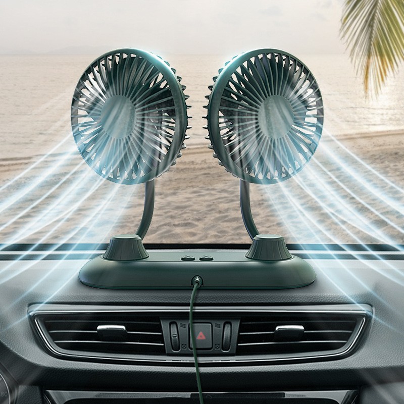4''  Twin-headed  Car Fan图2