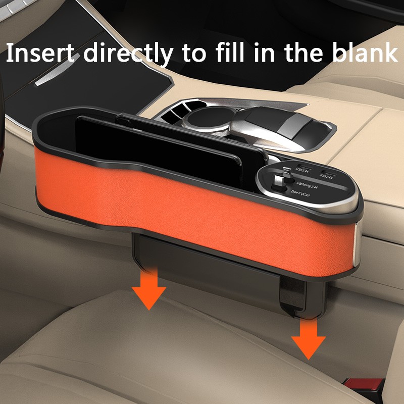 Car Seat Gap Charging Storage Box图3