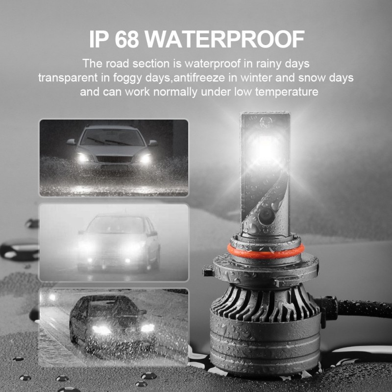 LED Headlight, 2PCS/Set, With Fan图3