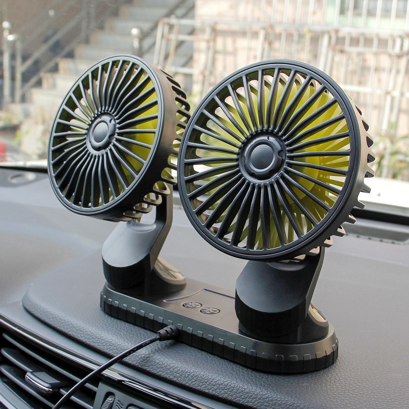3'' Twin-headed Car Fan, With Aroma图2