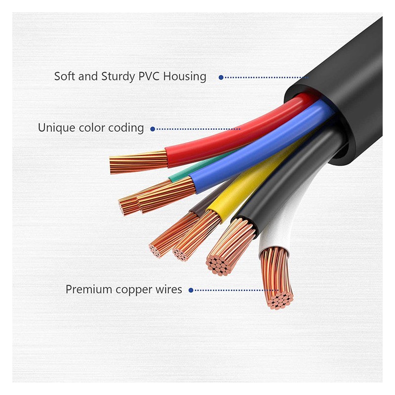7-Way Trailer Plug Cord Wiring Harness图4