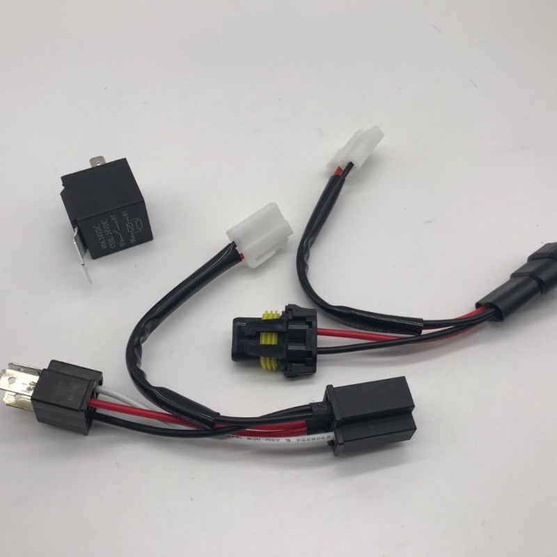 DC12V Input Custom 12 Gauge Automotive Wire Harness for LED Pods Light Bar Wiring with Relay Fuse图3