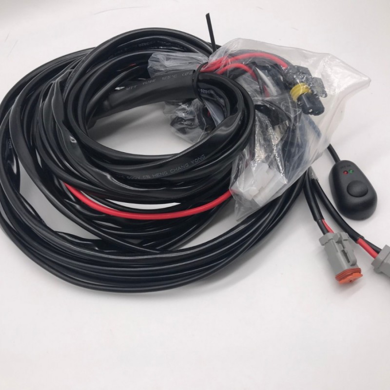 LED Light Bar Wiring Harness Work Light DT Connector Offroad Truck Car Vehicle Automotive Wire Harne图3