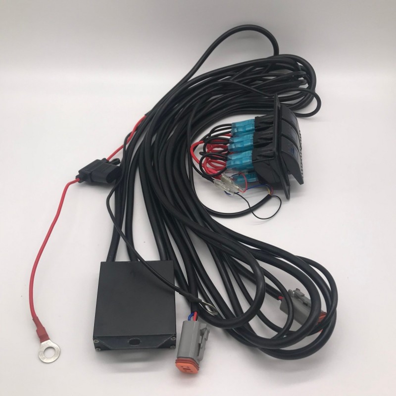 3 Gang Switch Panel Wiring Harness Control 3 Models Lamp Light LED Flash Automotive Wire Harness图2