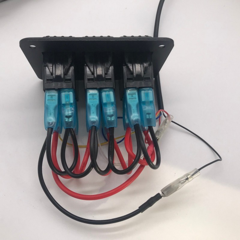 3 Gang Switch Panel Wiring Harness Control 3 Models Lamp Light LED Flash Automotive Wire Harness图3