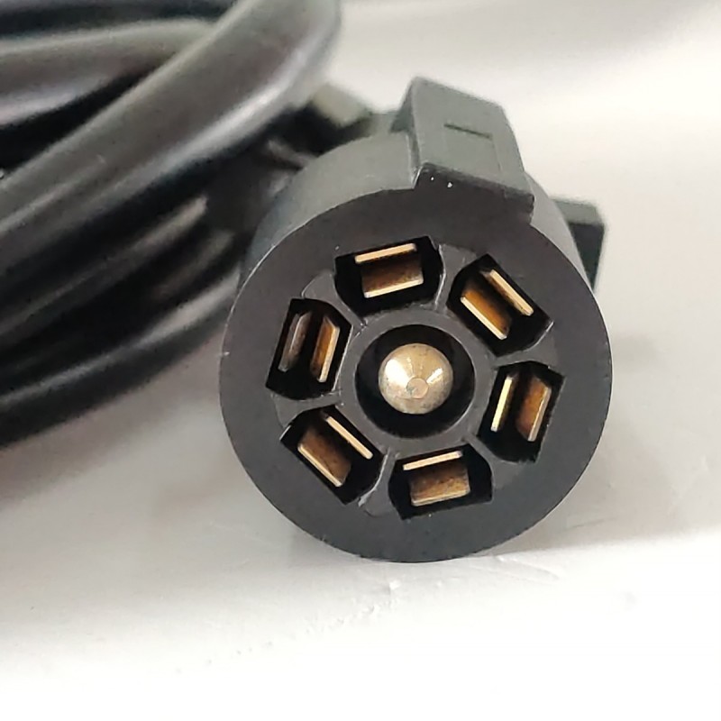 American 7-pin trailer cable with connector 8FT American power cord图2