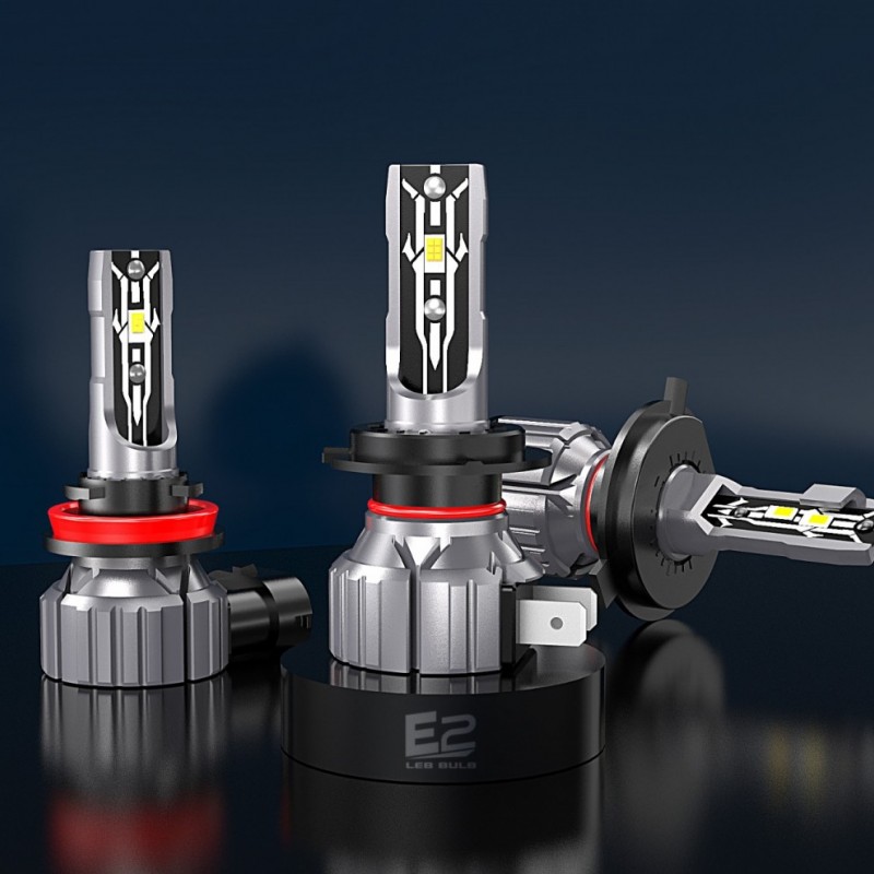 E2 Headlight Bulb Without Fan图2