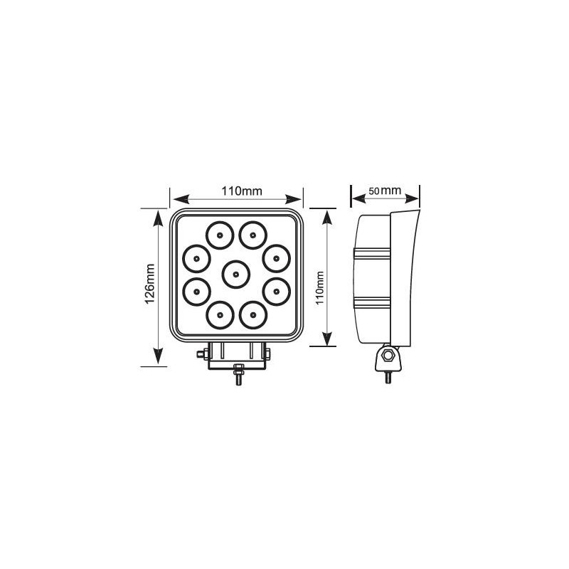 27W LED Work Light图2