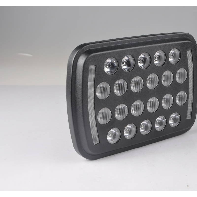 7 Inch Square LED Head Light With DRL图2