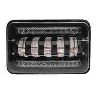 5 Inch Square LED Head Light with DRL and Strobe Light