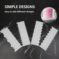 Jianhong Cake Decorating Comb Cake Edge Kitchen Baking Mold DIY Tool