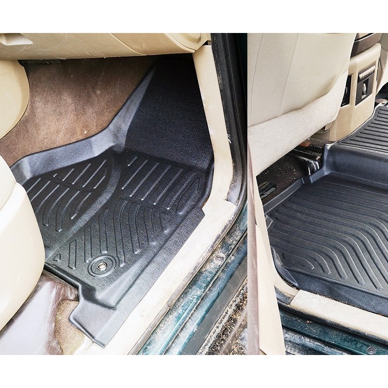 ALL Weather Car Floor Liner For 2013-2018 Ram Truck 3500 Crew Cab car floor mat图3