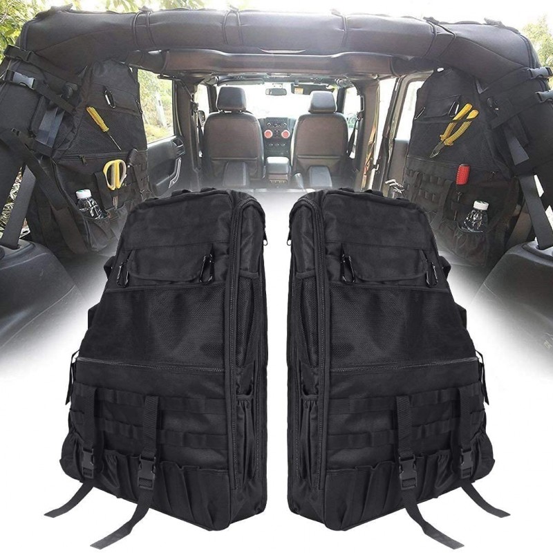 Roll Bar Storage Bag Cargo Cage for 1997-2020 Jeep Wrangler JK TJ LJ & Unlimited JL 4-Door with Mult图7