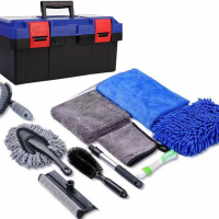 Car Wash Kit, Pink Car Cleaning Kit Interior and Exterior, Car Accessories for Women