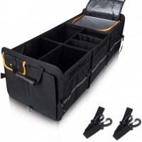 Waterproof Trunk Organizer Cooler Bag, Foldable Cover, Adjustable Securing Straps