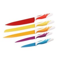 colorful kitchen knife set 5pcs stainless steel kitchen knife set