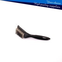 BBQ cleaning brush,PP handle steel wire brush
