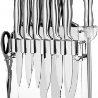 14pcs Stainless steel Kitchen Knife set with Acrylic holder