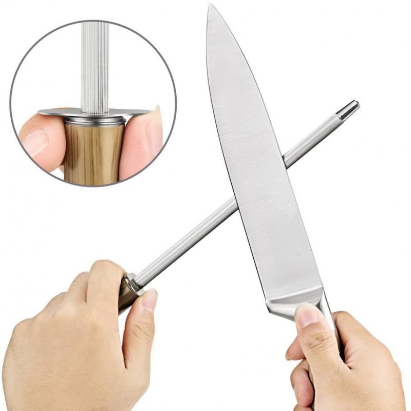 High Quality 8pcs kitchen knife set.Chef knife set stainless steel color box图3