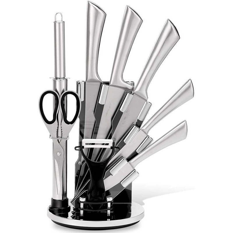 High Quality 8pcs stainless steel kitchen knife set图2