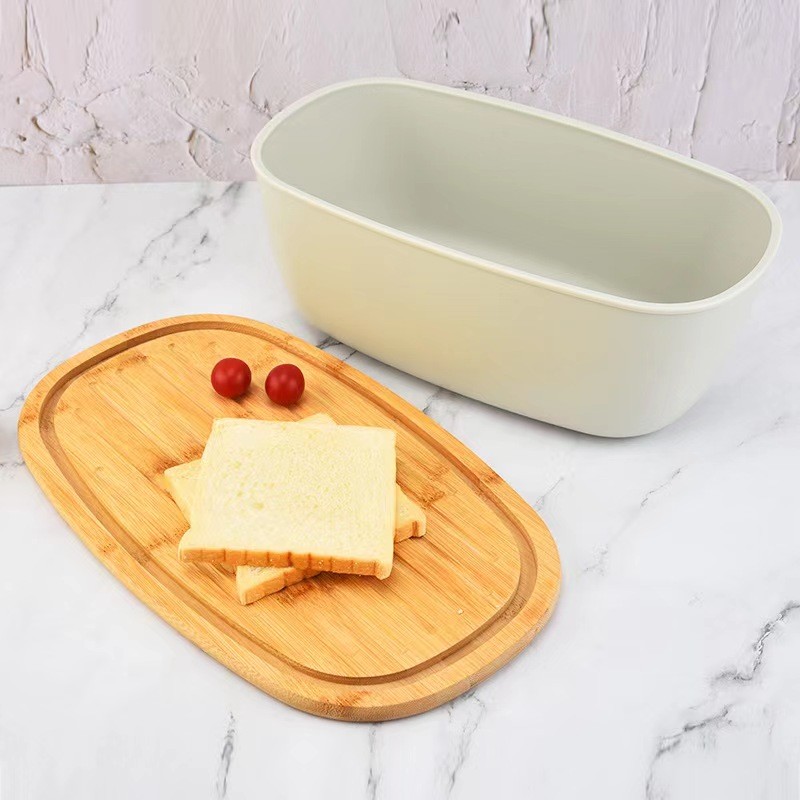 Bread box with bamboo lid图4