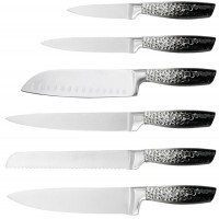 6pcs new style kitchen knife set with gradient color