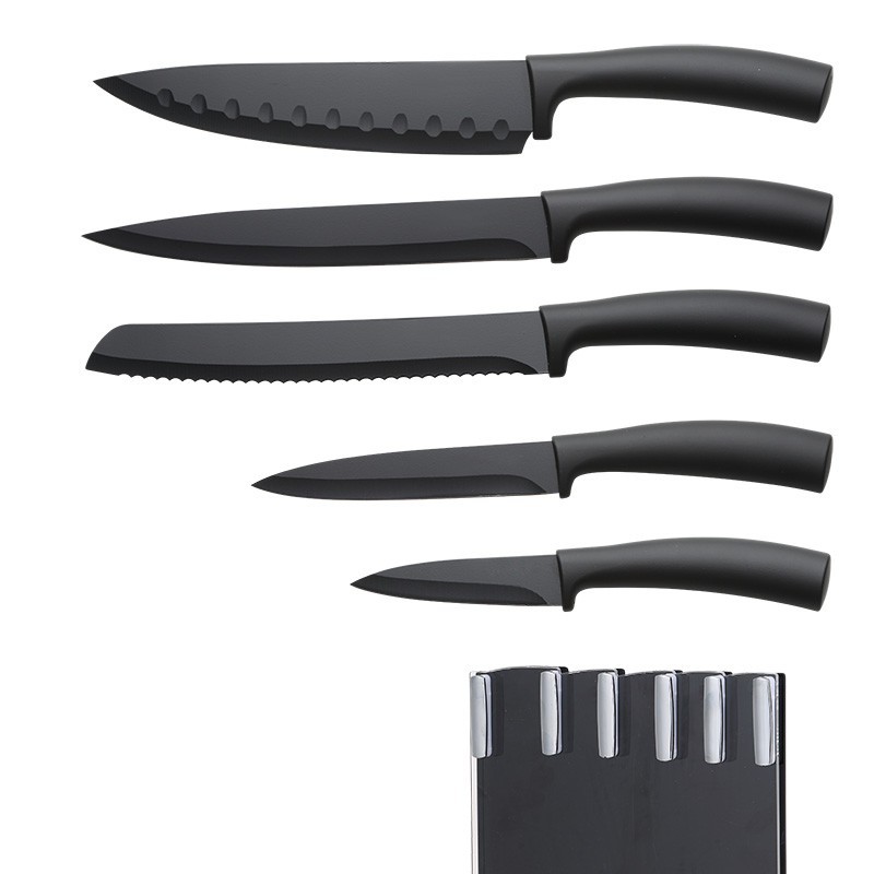 6pcs hot selling knife set with acrylic stand图2