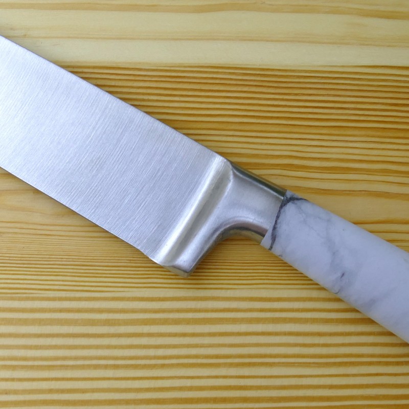 5pcs Marble coating handle kitchen knife with actylic holder set图4